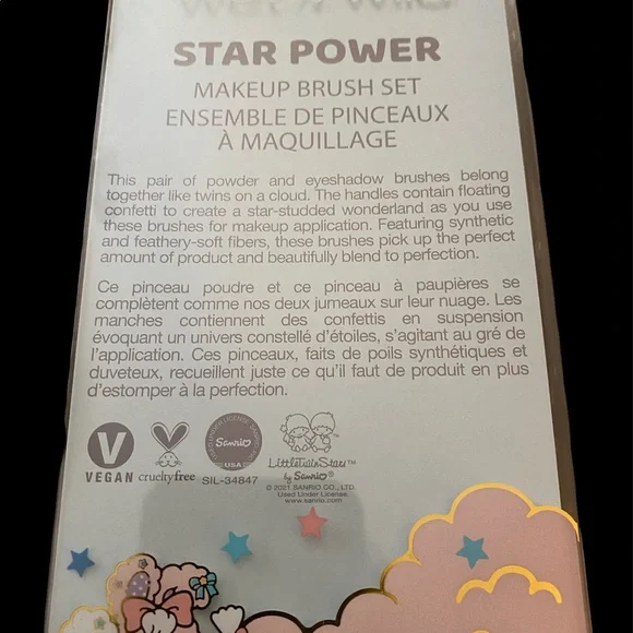 NEW wet n wild Little Twin Stars Makeup Brush Set - Picture 6 of 7